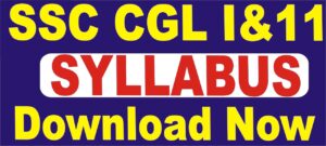 ssc cgl syllabus 2022 download