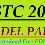 bstc model paper pdf