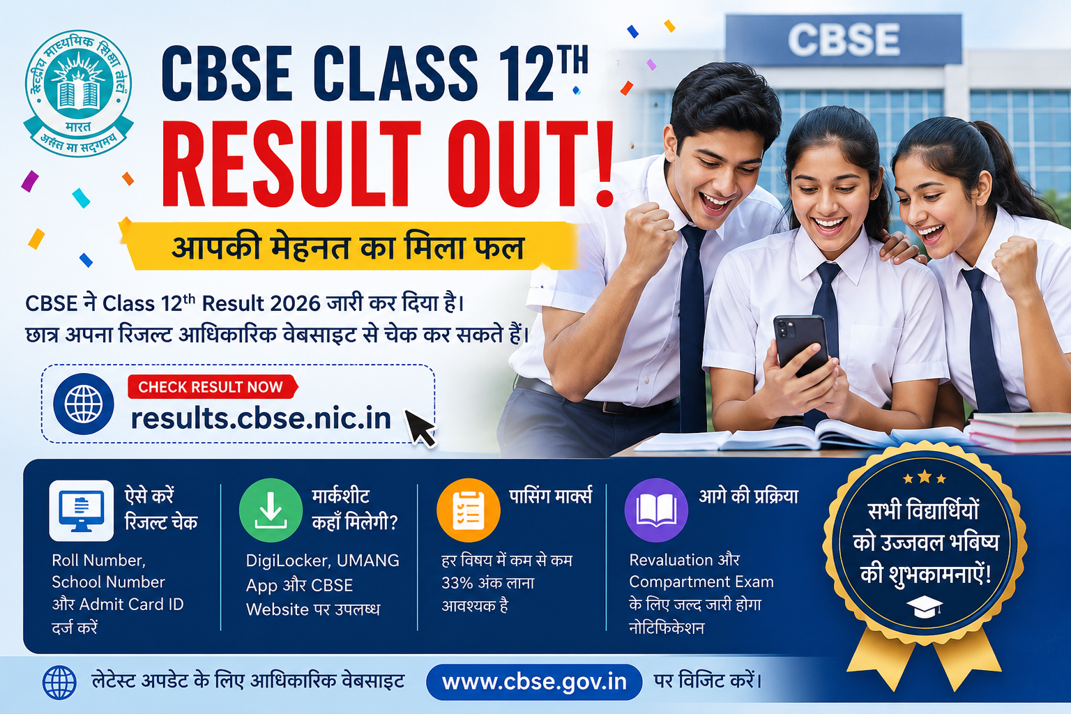 CBSE 12th Result 2026