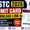 Bstc Admit card 2026