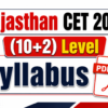 cet 12th level syllabus