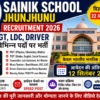 Sainik School Jhunjhunu Recruitment 2026